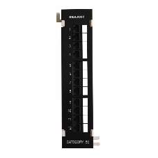 Патч-панель Rexant настенная, 12 портов RJ-45, категория 5е, UTP неэкранированная, черная Патч-панель Rexant настенная, 12 портов RJ-45, категория 5е, UTP неэкранированная, черная