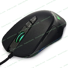 Мышь проводная Crown CMGM-903 черный, 7000 dpi, USB, кнопки - 7