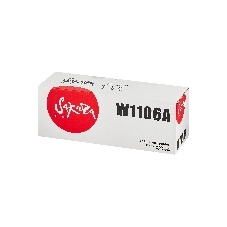 Картридж Sakura W1106A для HP, черный, 1000 к.