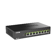 Коммутатор D-Link DMS-108P/A1A, 8×2.5 Гбит/с, неуправляемый