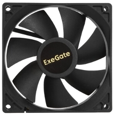 Вентилятор для корпуса ExeGate EX09225B4P-PWM черный, 92 мм, 2200 об/мин, 28 дБ, 4 pin