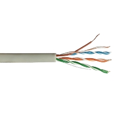 Кабель информационный LANMASTER NM-UTP5E4PR-CCA cat.5е U/UTP не экранированный 4X2 PVC внутренний 305м серый
