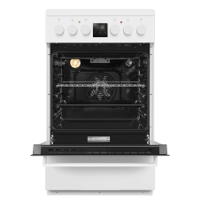 Плита электрическая Maunfeld MEC57CW08TD белый, конфорок 4 шт, духовка 59 л, 50 см x 85 см x 60 см