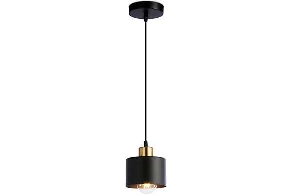 Светильник Ambrella light TR8113 BK/BS черный/латунь E27 max 40W D120*940