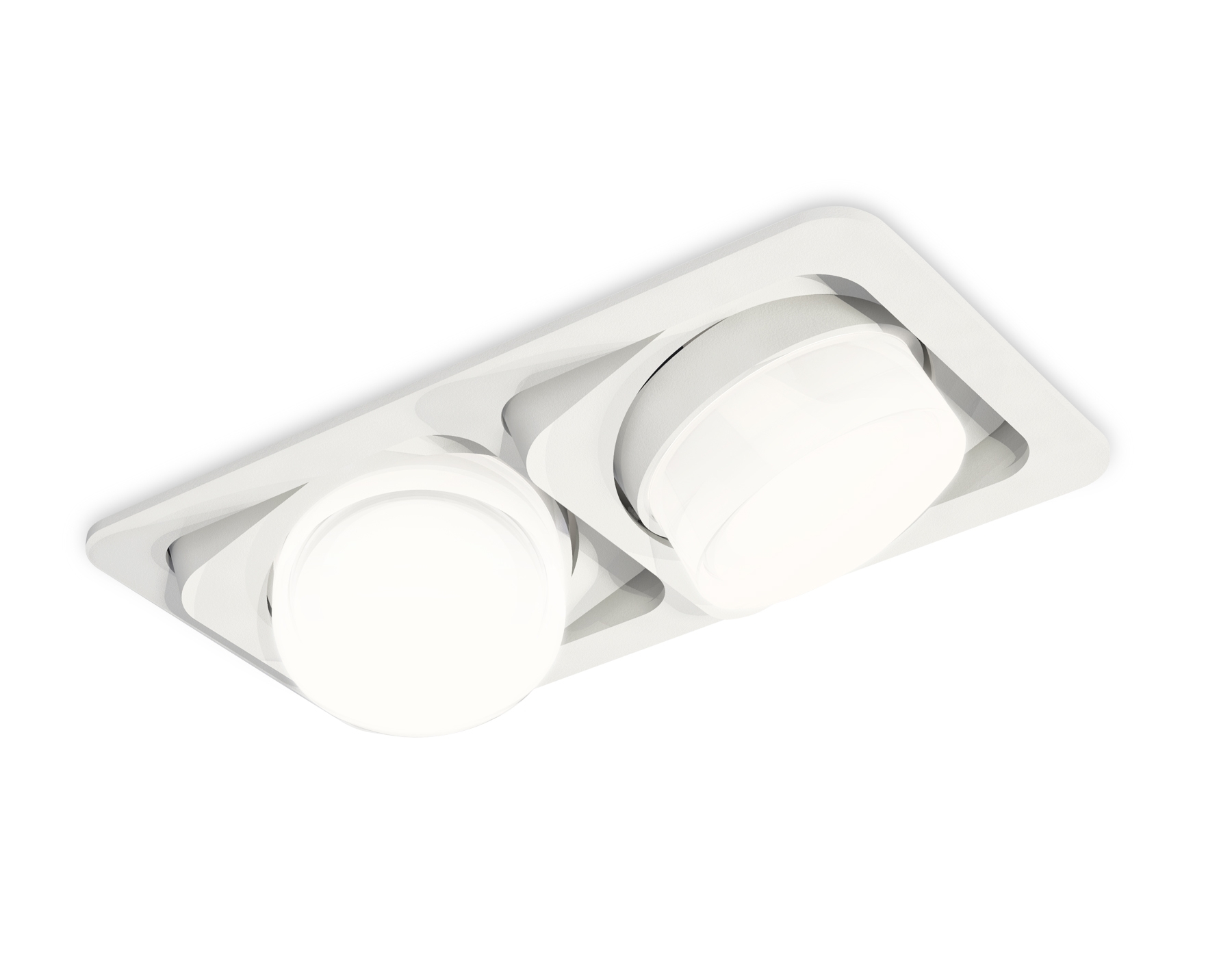 Комплект встраиваемого поворотного светильника Ambrella light XC7663083 SWH/FR/CL белый песок/белый матовый/прозрачный MR16 GU5.3 (C7663, N7160)