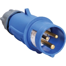 Вилка эл. каб. 16А 2P+PE 220В IP44 MAGNUM ССИ-013 IEK PSN01-016-3