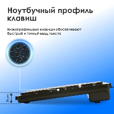 Клавиатура проводная Oklick Oklick 300S черный USB