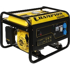 ГенераторCHAMPION GG3301C (2,8/3,1кВт 6лс 15л46кг высокий пусковой ток, 7кВт), шт