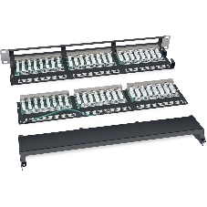 Патч-панель Cabeus PLHD-48-Cat.6-SH-Dual IDC-1U 19
