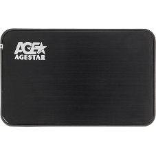 Внешний корпус для HDD AgeStar 3UB2A8-6G SATA алюминий черный 2.5