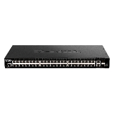 Коммутатор D-Link DGS-1520-52/A1A, 48×1 Гбит/с + 2×10 Гбит/с Base-T + 2×10 Гбит/с SFP+, управляемый