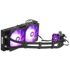 Система жидкостного охлаждения Thermalright Aqua Elite 240 V3 (240мм, Black, ARGB/ Fans: 2x120мм, 66.17CFM, 25.6dBA, 1500RPM/ Pump height 53mm, 23dBA, 3300RPM, Rad thickness 27mm/ S: 1700, 1200, 20XX, 115X, AM5, AM4)