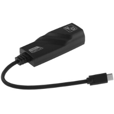 Кабель-адаптер ExeGate EXE-725C-45 (USB3.0 Type-C --> 1xRJ45 UTP 100Mbps/1000Mbps/2.5Gbps, Realtek Chipset RLT8156, корпус алюминиевый, серебристый)