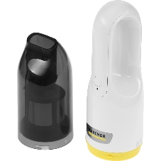 Пылесос ручной Karcher CVH 2 белый/черный, питание от аккумулятора, 70 Вт, уборка сухая, пылесборник контейнер 0.15 л