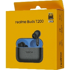 Наушники TWS Realme Buds T200 серый, внутриканальные, Bluetooth, до 30 ч