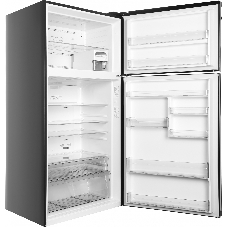 Холодильник Hitachi R-VG660PUC7-1 GBK черный стекло двухкамерный 405/145л морозилка сверху No Frost