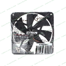 Вентилятор для корпуса Gembird черный, 140 мм, 1500 об/мин, 32.5 дБ, 3 pin