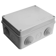 Коробка распределительная ОП 150х110х70 10 выходов 6 гермовводов IP54 крышка на винтах сер. Epplast 210302 Коробка распределительная ОП 150х110х70 10 выходов 6 гермовводов IP54 крышка на винтах сер. Epplast 210302