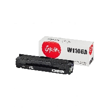 Картридж Sakura W1106A для HP, черный, 1000 к.