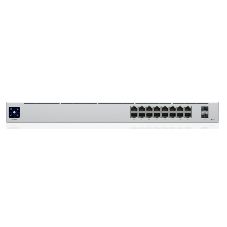 Коммутатор Ubiquiti UniFi USW-16-POE 2SFP 8PoE+ 42W управляемый