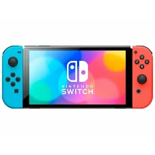 Игровая приставка Nintendo Switch OLED сине-красный