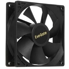 Вентилятор для корпуса ExeGate EX09225B4P-PWM черный, 92 мм, 2200 об/мин, 28 дБ, 4 pin