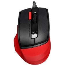 Мышь проводная A4Tech Fstyler FM45S Air красный/черный, 2400 dpi, USB, кнопки - 7