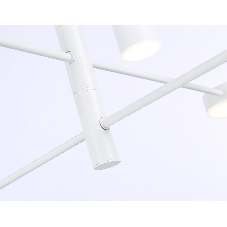 Подвесной светодиодный светильник Ambrella light FL51688/8 WH белый 3000K/4200K/6400K 48W D900*1000 (Без ПДУ)