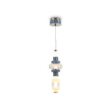 Светильник Ambrella light LH53121 GD/WH/GB золото/белый/серо-синий 19W 3000K D160*1880