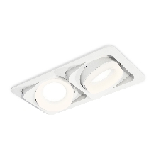 Комплект встраиваемого поворотного светильника Ambrella light XC7663084 SWH/FR белый песок/белый матовый MR16 GU5.3 (C7663, N7165)