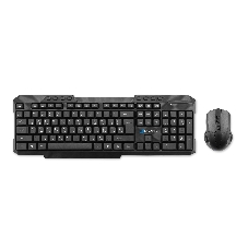 Комплект клавиатура+мышь Oklick 205MK беспроводной, USB, 1600 DPI, чёрный