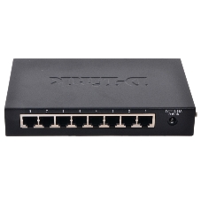 Коммутатор D-Link DES-1008D/(K2A/K3A)RU/J1A/J2A/L2A/L2B, 8×100 Мбит/с, неуправляемый