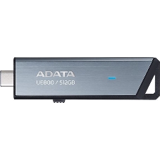 Флешка USB ADATA UE800 (AELI-UE800-512G-CSG), 512Gb, Type-C USB 3.2, R/W 1000/1000, серебристый