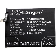 Аккумулятор CameronSino CS-HUN200XL HB366179ECW для Huawei Nova 23.85V, 2950mAh, 11.36Wh
