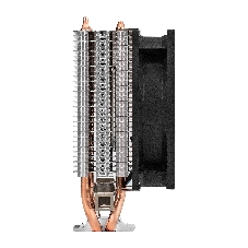 Кулер ExeGate Wizard EXX200-PWM.RGB (Al+Cu, 2 тепл.трубки, LGA775/1150/1151/1155/1156/1200/1700/1851/AM2/AM2+/AM3/AM3+/AM4/AM5/FM1/FM2/754/939/940, TDP 95W, Fan 90мм, PWM, 800-2400RPM, Hydro bearing, 4pin, 11-24db, 305г, RGB подсветка, с термопастой, на защелках, RTL)