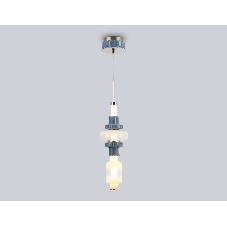 Светильник Ambrella light LH53121 GD/WH/GB золото/белый/серо-синий 19W 3000K D160*1880
