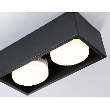 Светильник накладной TN70829/2 BK черный GX53/2 max 12W 200*100*60