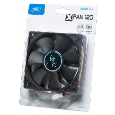 Вентилятор для корпуса DEEPCOOL XFAN 120 черный, 120 мм, 1300 об/мин, 23.7 дБ, 3 pin