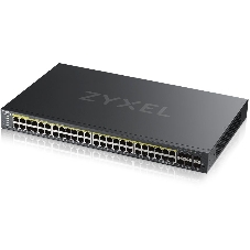 Коммутатор гибридный L2 PoE+ Zyxel NebulaFlex Pro GS2220-50HP, rack 19