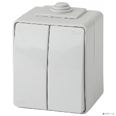 Выключатель 2-кл ОУ IP65 ЭРА 11-1604-03 Эксперт серый