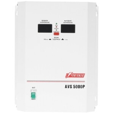 Стабилизаторы напряжения Powerman AVS-P Voltage Regulator 5000VA, Digital Indication, Wall Mount, Hardwire Input/Output, 230V, 1 year warranty, White