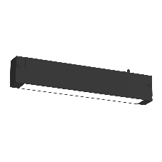 Трековый линейный светильник Ambrella light GL8035 BK черный IP20 9W 3000-6000K 220V 120° 220*25*41