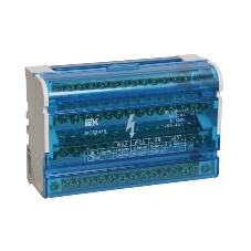 Шины на DIN-рейку в корпусе (кросс-модуль) IEK YND10-4-15-125 ШНК 4х15 3L+PEN
