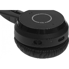Гарнитура Jabra Evolve 65 TE чёрный, беспроводная, Bluetooth, до 16 ч