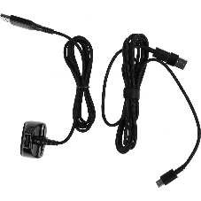 Гарнитура Bloody MR595 Renegade чёрный, беспроводная + проводная, Bluetooth/радиоканал/USB-C, до 135 ч, подсветка, съёмный микрофон