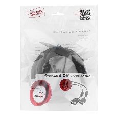 Кабель DVI-D single link Gembird/Cablexpert, 19M/19M, 1.8м, черный, экран, феррит.кольца, пакет (CC-DVI-BK-6)