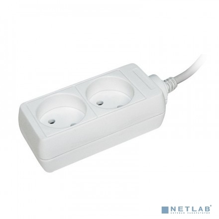 Удлинитель 2х5 м без заземл. 10А IP20 У2 2P IEK WYP10-06-02-05-N