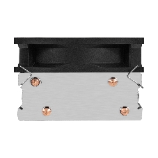 Кулер ExeGate Wizard EXX200-PWM.RGB (Al+Cu, 2 тепл.трубки, LGA775/1150/1151/1155/1156/1200/1700/1851/AM2/AM2+/AM3/AM3+/AM4/AM5/FM1/FM2/754/939/940, TDP 95W, Fan 90мм, PWM, 800-2400RPM, Hydro bearing, 4pin, 11-24db, 305г, RGB подсветка, с термопастой, на защелках, RTL)