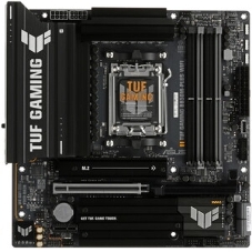 Материнская плата ASUS TUF GAMING B850M-E WIFI, AM5, AMD B850, 4xDDR5, 4xSATA, 3xM.2, 1xPCIe 5.0 x16, 1xPCIe 3.0 x1, 1xHDMI, 2xDP, 1x2.5Gb LAN, Wi-Fi 6E, Bluetooth 5.3, 1xUSB-C 10Gbps, 1xUSB-A 10Gbps, 2xUSB-A 5Gbps, 4xUSB-A 2.0, 3x3.5 мм, 7.1, mATX