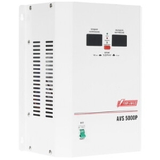 Стабилизаторы напряжения Powerman AVS-P Voltage Regulator 5000VA, Digital Indication, Wall Mount, Hardwire Input/Output, 230V, 1 year warranty, White
